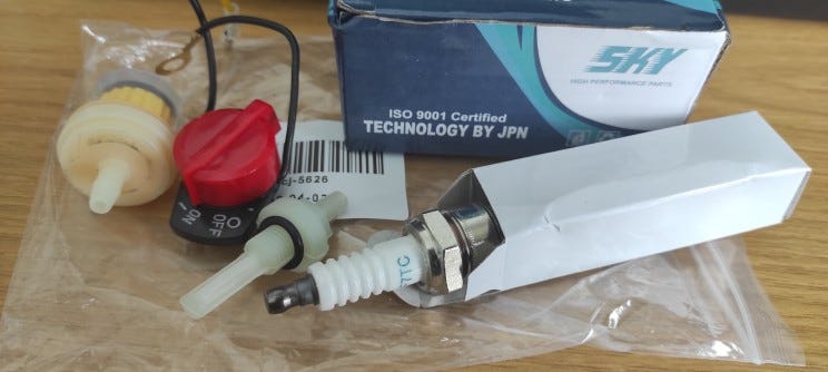 Purchased non-genuine replacement parts for\u00a0Stiga