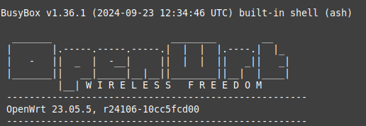 ssh connection to the OpenWrt\u00a0router