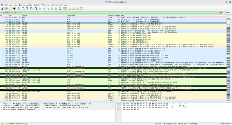 First packets during\u00a0bootup